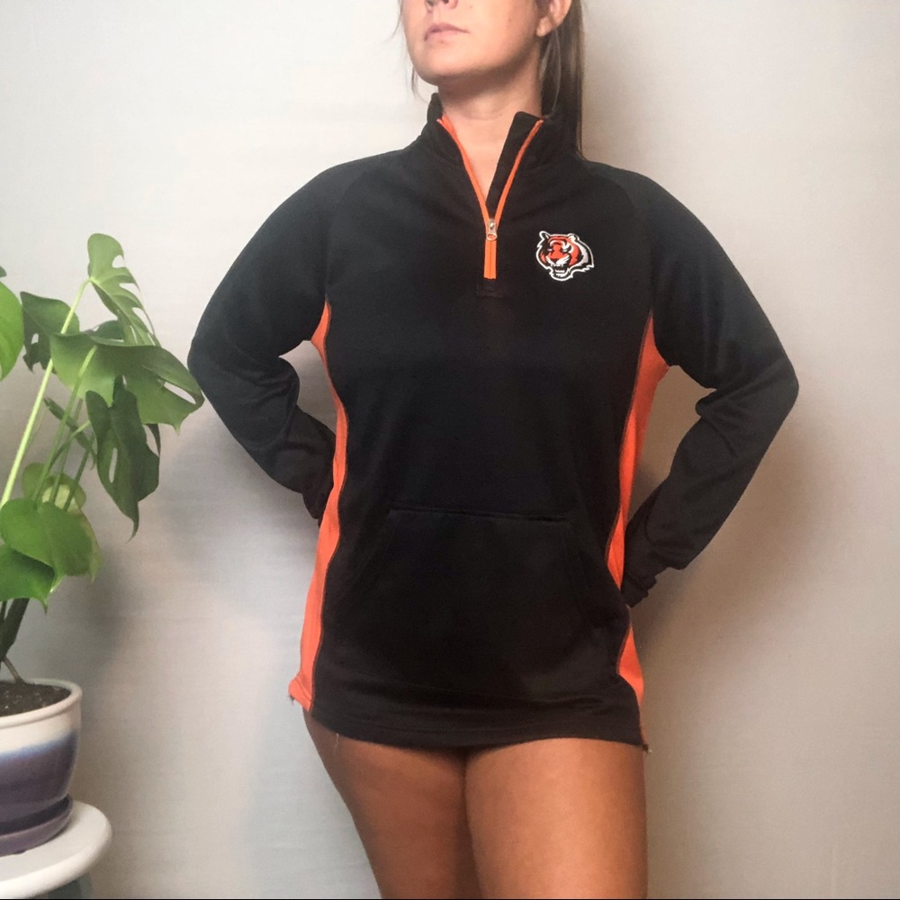 NFL Bengals half zip🔥🏈